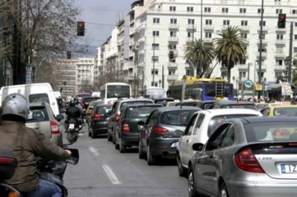 Κυκλοφοριακά προβλήματα στο κέντρο της Αθήνας