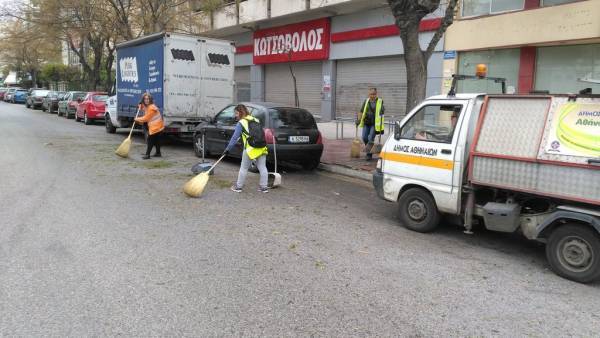Δήμος Αθηναίων: Στην Κυψέλη η κυριακάτικη επιχείρηση καθαριότητας