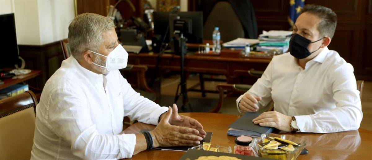 Σύσκεψη Πέτσα-Πατούλη για την αντιπλημμυρική θωράκιση της Αττικής