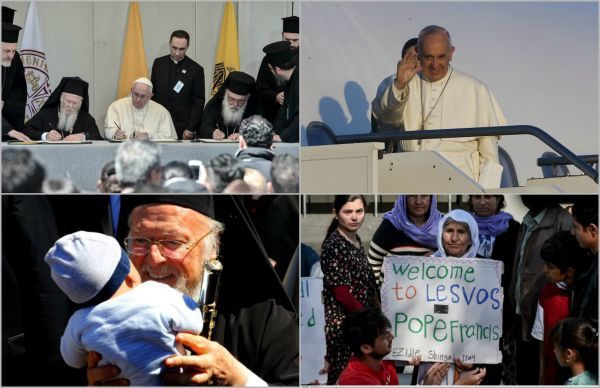 Επίσκεψη Πάπα: Το «ευχαριστώ» στα ελληνικά, τα επαινετικά σχόλια και το κλάμα των προσφύγων