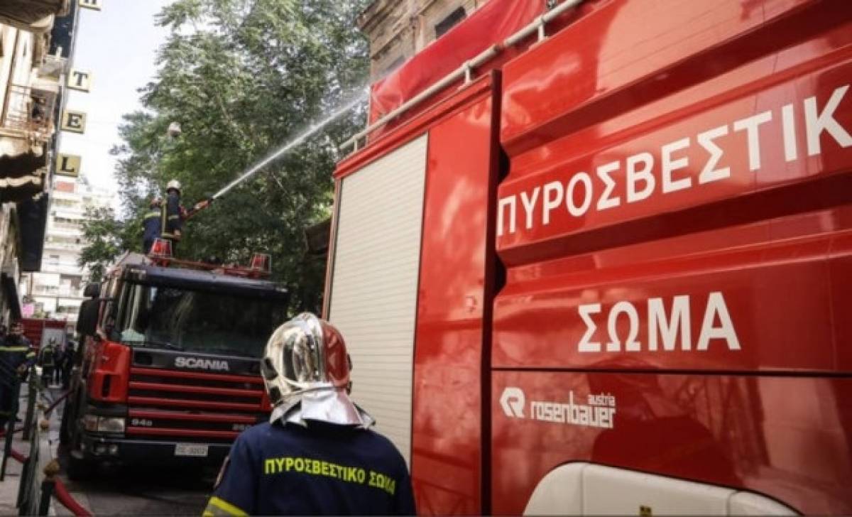Πυρκαγιά σε εγκαταλελειμμένο κτήριο του Ηρακλείου