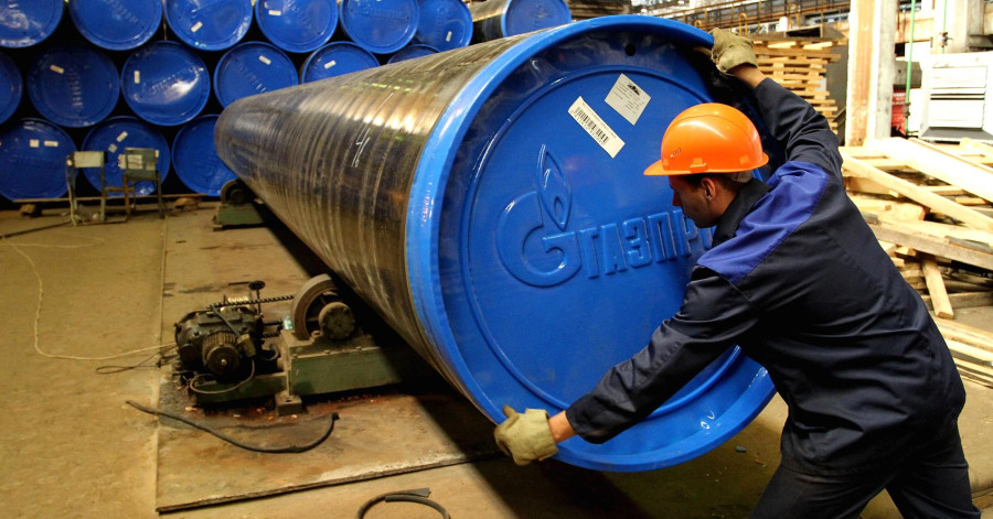 Gazprom: Σταθερή η ροή φυσικού αερίου στην Ευρώπη μέσω Ουκρανίας