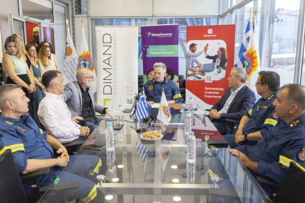 DIMAND, Teleperformance και Barphone: Δωρίζουν 4 οχήματα στην Πυροσβεστική
