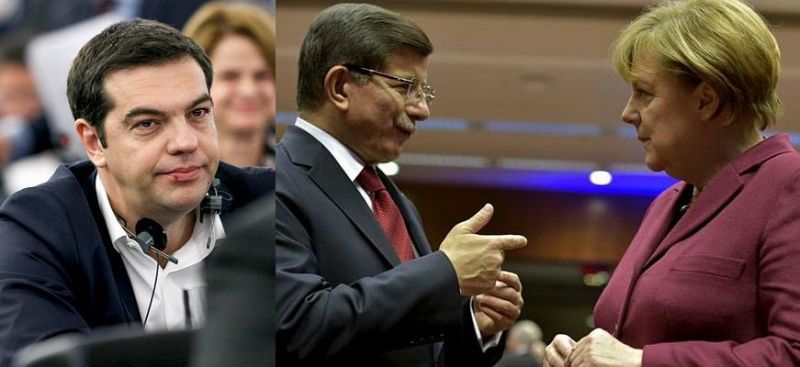 Προσφυγικό: «Στα σκαριά» συνάντηση Τσίπρα-Νταβούτογλου-Μέρκελ