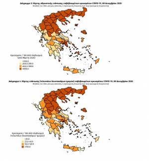 Διασπορά κρουσμάτων: 303 στην Αττική- 283 στη Θεσσαλονίκη