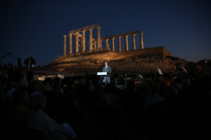 Μητσοτάκης: Ο Ναός του Ποσειδώνα λάμπει ακόμα περισσότερο