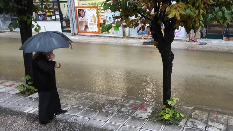 Meteo: 331 χιλιοστά βροχής στην πόλη της Καρδίτσας