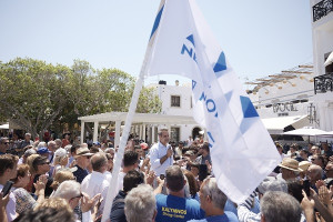 Μητσοτάκης: Πάμε με τον «αέρα» νικητή στις κάλπες του Ιουνίου