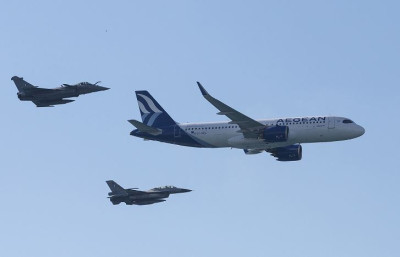 Ξεχώρισε η συμμετοχή της Aegean στη Γιορτή της Πολεμικής Αεροπορίας