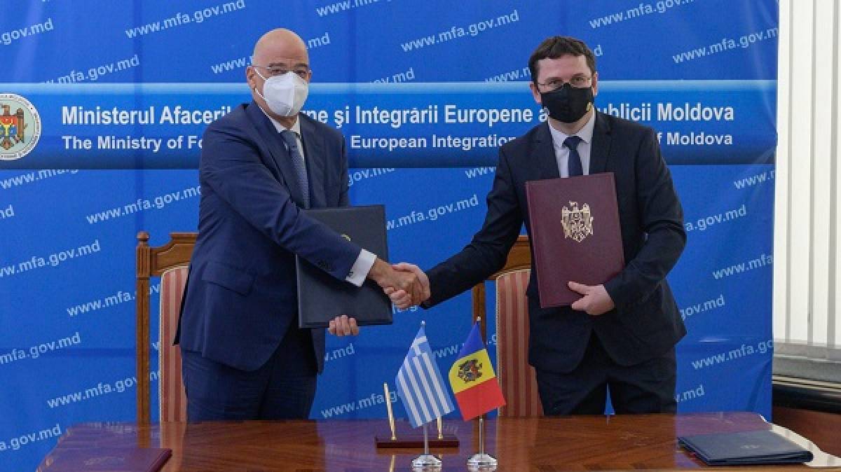 Δένδιας: Έτοιμοι να στηρίξουμε την ευρωπαϊκή προοπτική της Μολδαβίας