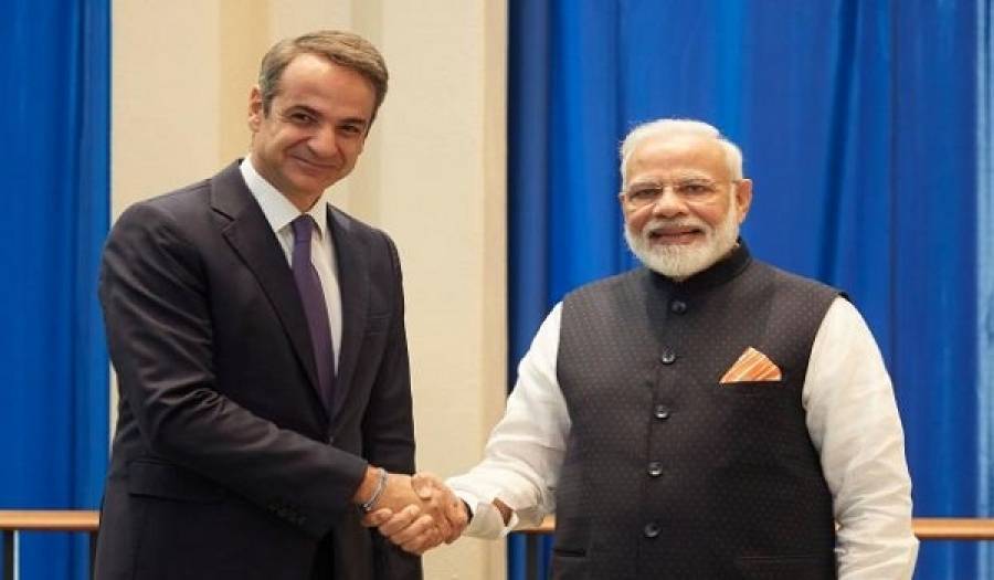 Ενδυνάμωση των οικονομικών σχέσεων Ελλάδας-Ινδίας στη συνάντηση Μητσοτάκη-Μόντι