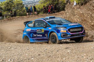 Ράλι Ακρόπολις: Πρώτοι μεταξύ των Ελλήνων στην κατηγορία Rally3 και όγδοοι στην γενική κατάταξή της οι Καρανικόλα-Κακαβά με το Ford Fiesta