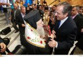 Συνάντηση Σαμαρά- Άνθιμου: "Προχωράμε με κριτήριο έθνος, πατρίδα, θρησκεία"