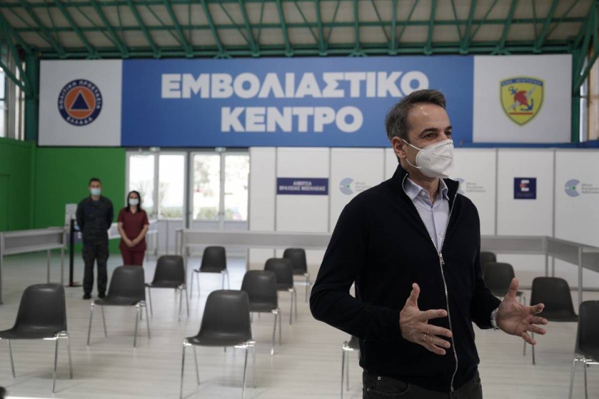 Μητσοτάκης: Εμβολιασμένοι οι άνω των 60 μέχρι αρχές Μαΐου