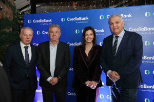 CrediaBank: Το πρώτο κατάστημα Νέας Εμπειρίας στην Κρήτη ανοίγει τις πόρτες του στο Ηράκλειο