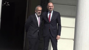 Γεραπετρίτης - ΥΠΕΞ Πορτογαλίας: Ενώνουν δυνάμεις για ειρήνη, ενεργειακή συνεργασία και θαλάσσια ασφάλεια