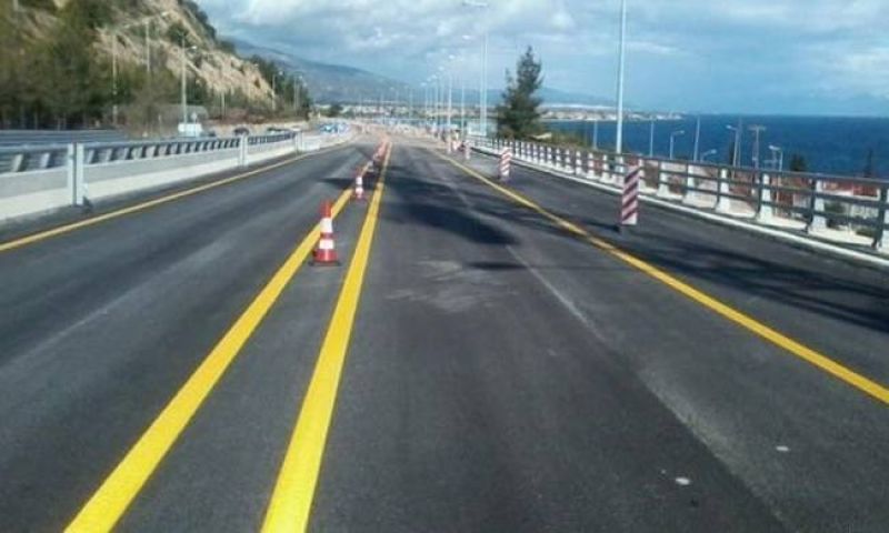 Κυκλοφοριακές ρυθμίσεις στη νέα εθνική Κορίνθου-Πατρών