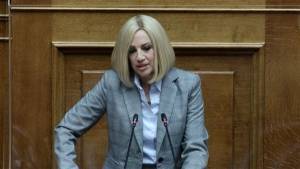 Η Γεννηματά ζητά κυρώσεις και εμπάργκο όπλων στην Τουρκία