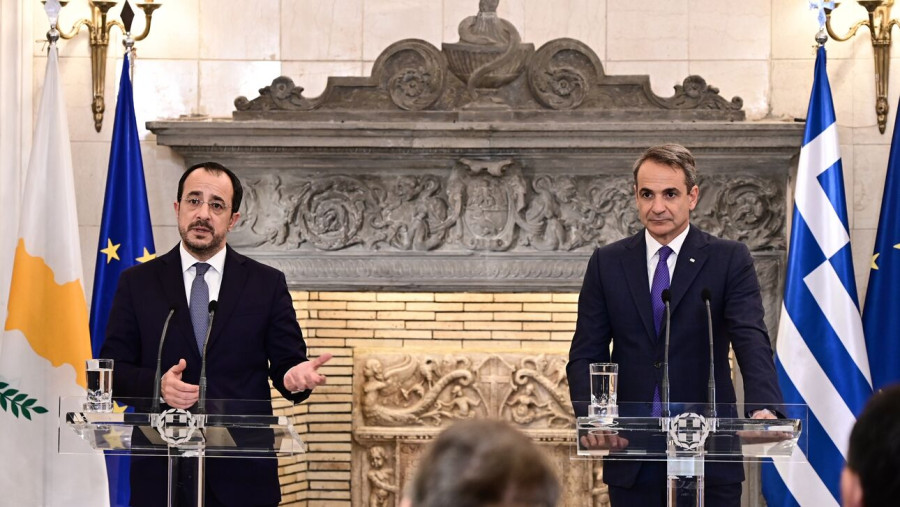 Μητσοτάκης σε Χριστοδουλίδη: Πυλώνες ασφαλείας Ελλάδα και Κύπρος στο Μεσανατολικό