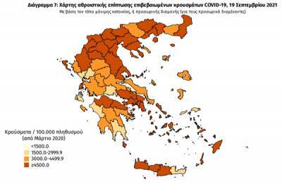 Διασπορά κρουσμάτων: 230 στην Αττική και 226 στη Θεσσαλονίκη