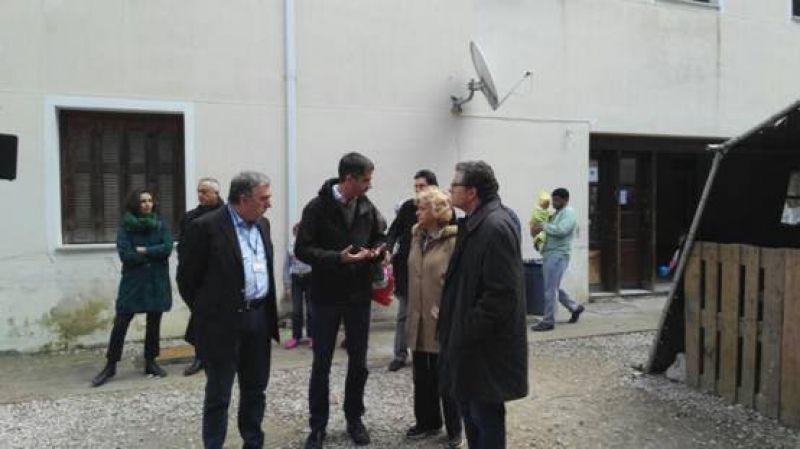 Η Ισπανίδα συνήγορος του πολίτη στο Κέντρο Φιλοξενίας Προσφύγων στις Θερμοπύλες