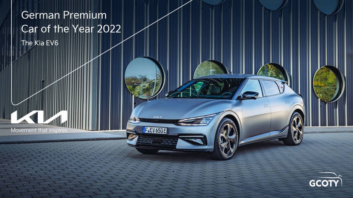 Το Kia EV6 ανακηρύσσεται Γερμανικό Premium Αυτοκίνητο της Χρονιάς 2022