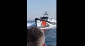 Ελληνικό Λιμενικό: Παρενοχλήσεις από τουρκικές ακταιωρούς ανοιχτά της Λέσβου (videos)