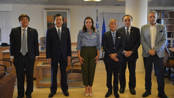 Συνάντηση Κεφαλογιάννη με τον νέο πρόεδρο του Ιαπωνο-Ελληνικού Συνδέσμου