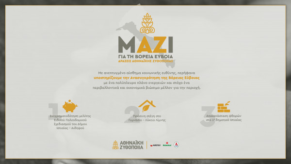 Αθηναϊκή Ζυθοποιία: Στηρίζει τη Βόρεια Εύβοια με στοχευμένες δράσεις