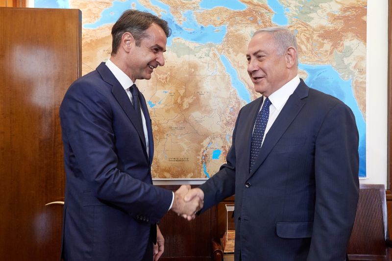 Εμπόριο, επενδύσεις και EastMed στη συνάντηση Μητσοτάκη-Νετανιάχου