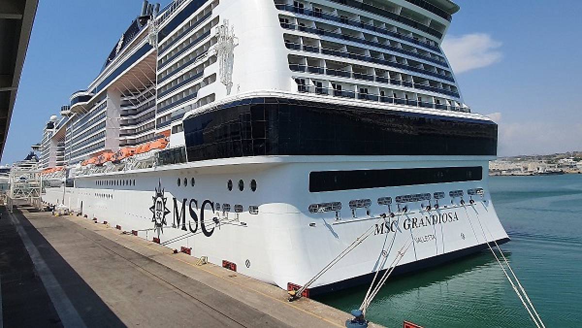 Γένοβα: 150 κρούσματα στο κρουαζιερόπλοιο MSC Grandiosa- Όλοι ασυμπτωματικοί