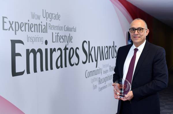 Το βραβείο «Excellence in Management» για δεύτερη συνεχόμενη χρονιά στην Emirates Skywards