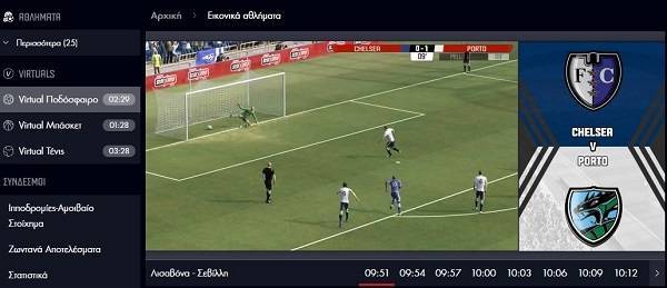 Ποδόσφαιρο, μπάσκετ και τένις ζωντανεύουν μέσα από τα Virtual Sports