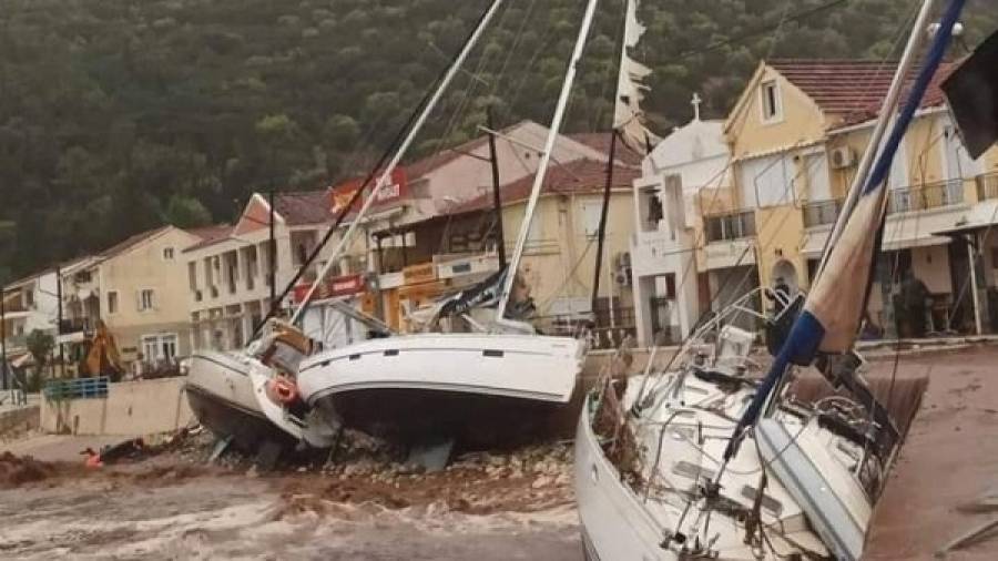 Κεφαλονιά: Ζημιές και προσαράξεις σκαφών-Βυθίστηκαν 43