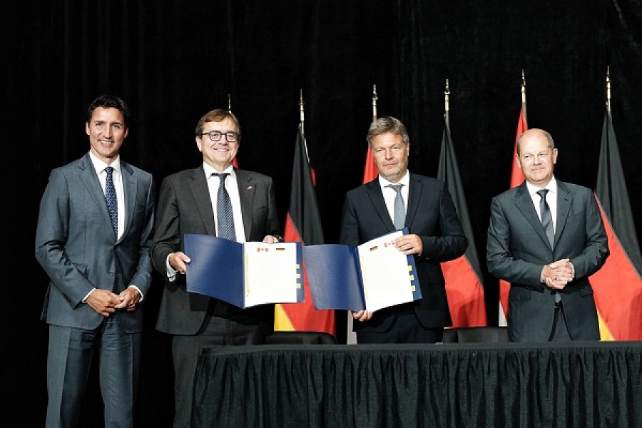 Ιστορική συμφωνία μεταξύ Γερμανίας και Καναδά για ανανεώσιμο υδρογόνο