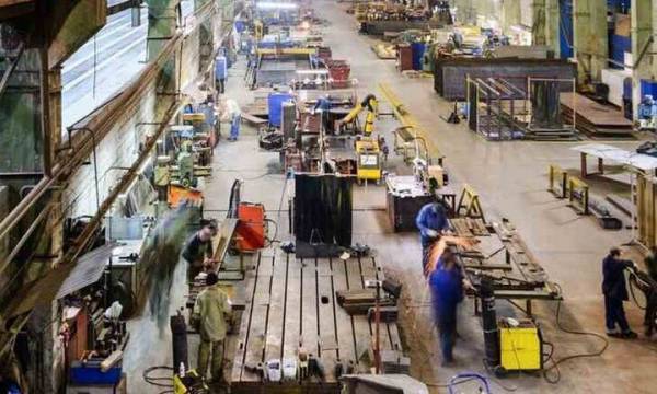 Ετήσιο άλμα 16,5% για τη βιομηχανική παραγωγή τον Οκτώβριο