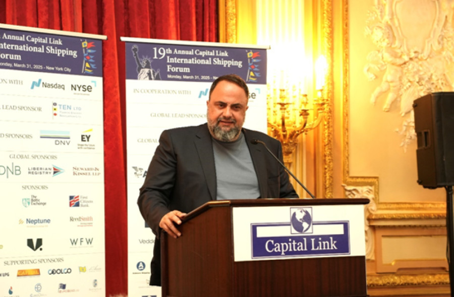 Μαρινάκης: Όταν υπάρχει αβεβαιότητα, η ναυτιλία κερδίζει