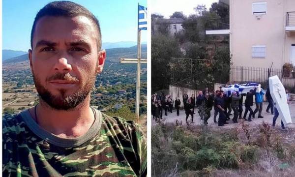 Πλήθος κόσμου στην κηδεία του Κωνσταντίνου Κατσίφα