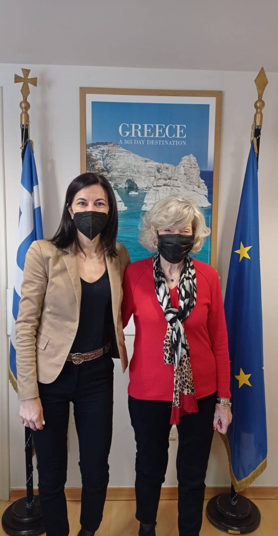 Αναστασοπούλου: Συνάντηση με την Πρόεδρο Συνδέσμου Ελλήνων Επαγγελματιών Οργανωτών Συνεδρίων