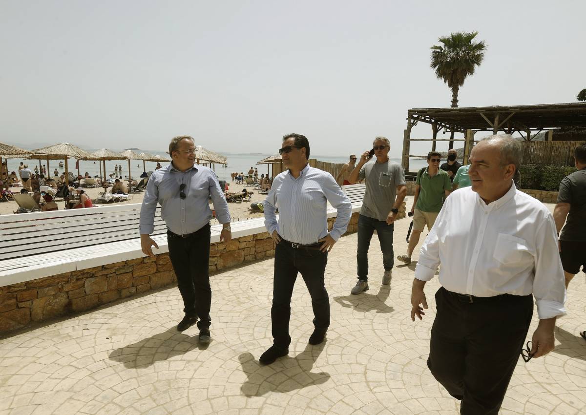 Αυτοψία Γεωργιάδη-Παπαθανάση στις παραλίες: Όλα πηγαίνουν «ρολόι»