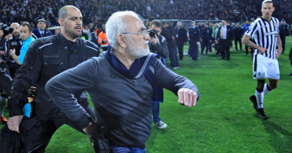 Σαββίδης: Οκτώ μήνες με αναστολή για το όπλο στο ΠΑΟΚ-ΑΕΚ