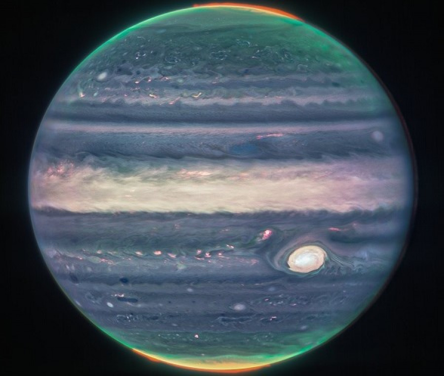 Νέες καθηλωτικές φωτογραφίες του Δία από το τηλεσκόπιο James Webb