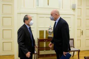 Με τον πρέσβη της Κίνας συναντήθηκε ο Νίκος Δένδιας-Τι συζητήθηκε