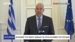 Δένδιας: Αεροσκάφη στην Αίγυπτο για απεγκλωβισμό των Ελλήνων του Σουδάν
