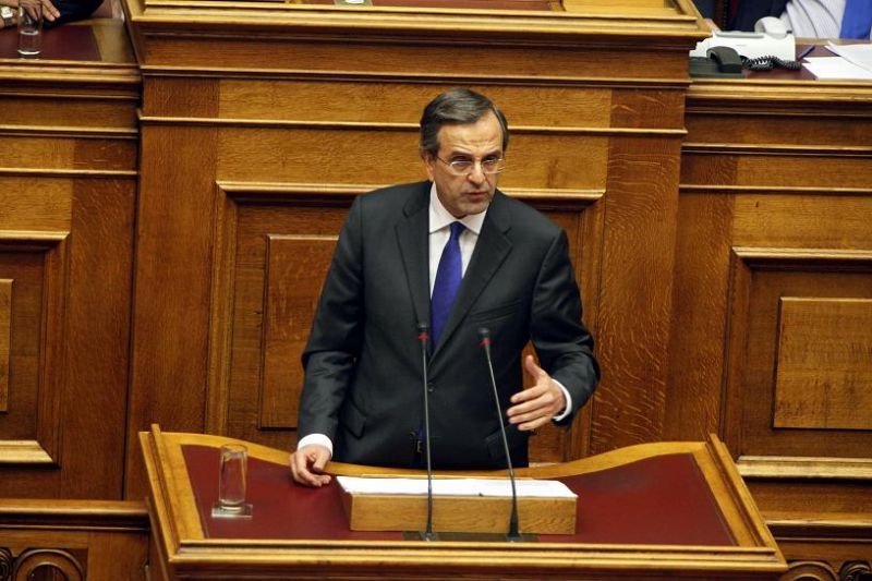Αντ. Σαμαράς: «Ανακριτική επιτροπή» σε περίπτωση χρεοκοπίας της χώρας