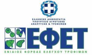 Συμβουλές ΕΦΕΤ για αποφυγή πιθανών τροφικών δηλητηριάσεων την καλοκαιρινή περίοδο