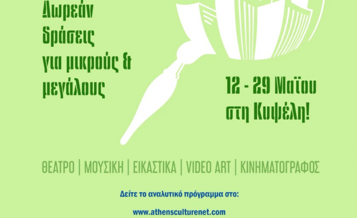 Δήμος Αθηναίων: Φέρνει τον «Πολιτισμό στις Γειτονιές»- 1η στάση Κυψέλη
