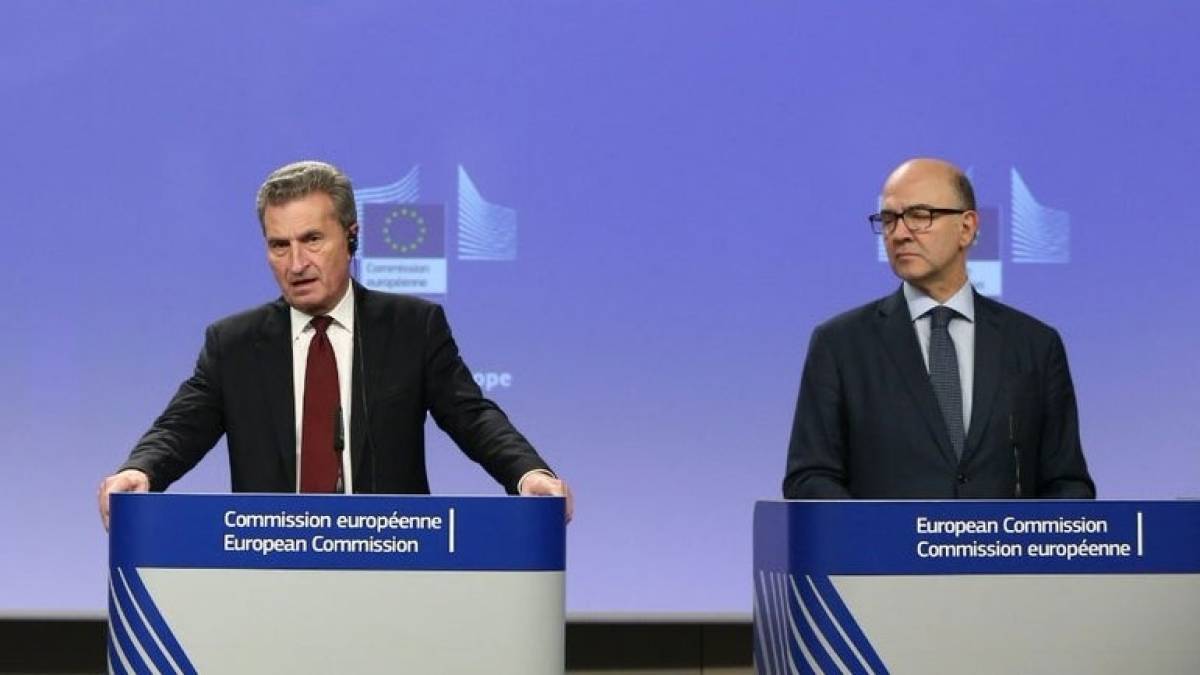 Μοσκοβισί και Έτινγκερ προειδοποιούν την Ιταλία για το χρέος της