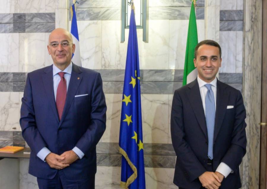 Συνάντηση Δένδια-Ντι Μάιο: Ελλάδα και Ιταλία μοιράζονται στενούς, ιστορικούς δεσμούς