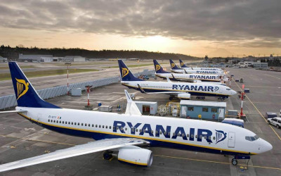 Ryanair: Αυξάνει τις πτήσεις της στην Ευρώπη για το 2022